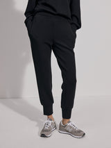 The Slim Cuff Pant 25" - Black-VARLEY-Over the Rainbow