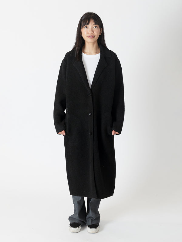 Victoria Oversized Coat - Black-LYLA+LUXE-Over the Rainbow