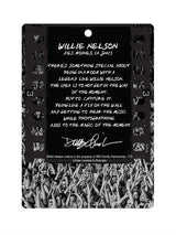 Willie Nelson Sepia Tee - Faded Black-CLINCH by GOLDEN GOODS-Over the Rainbow