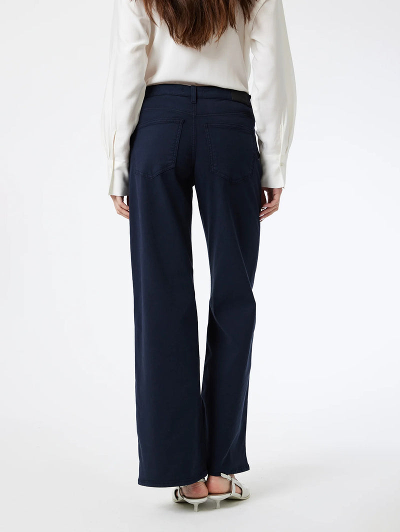 Alena Pant - Midnight Luxe Twill-Mavi-Over the Rainbow