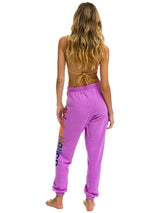 Aviator Nation Sweatpant - Neon Purple-AVIATOR NATION-Over the Rainbow