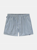 Boxer Shorts - Blue Striped-POCKIES-Over the Rainbow