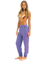 Bolt 4 Sweatpant - Lavender Neon Pink-AVIATOR NATION-Over the Rainbow