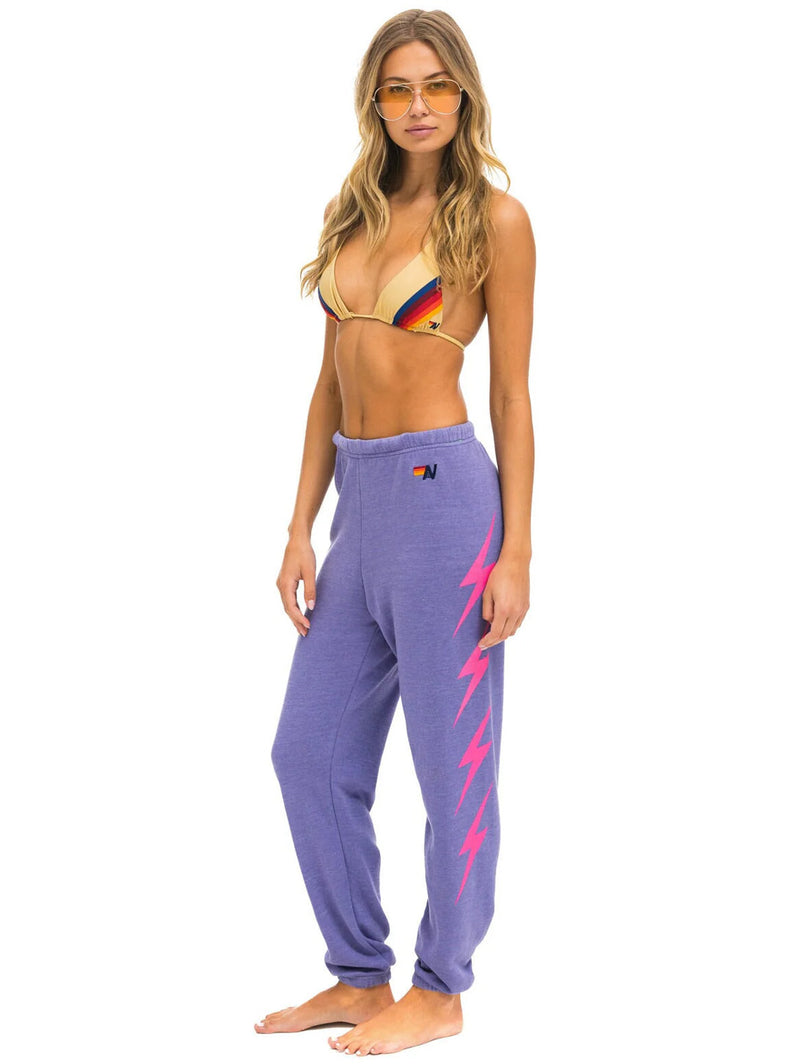 Bolt 4 Sweatpant - Lavender Neon Pink-AVIATOR NATION-Over the Rainbow