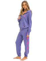 Bolt 4 Sweatpant - Lavender Neon Pink-AVIATOR NATION-Over the Rainbow