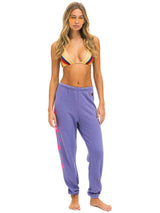 Bolt 4 Sweatpant - Lavender Neon Pink-AVIATOR NATION-Over the Rainbow