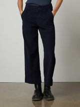 Vera Cropped Corduroy Pant - Night-Velvet-Over the Rainbow