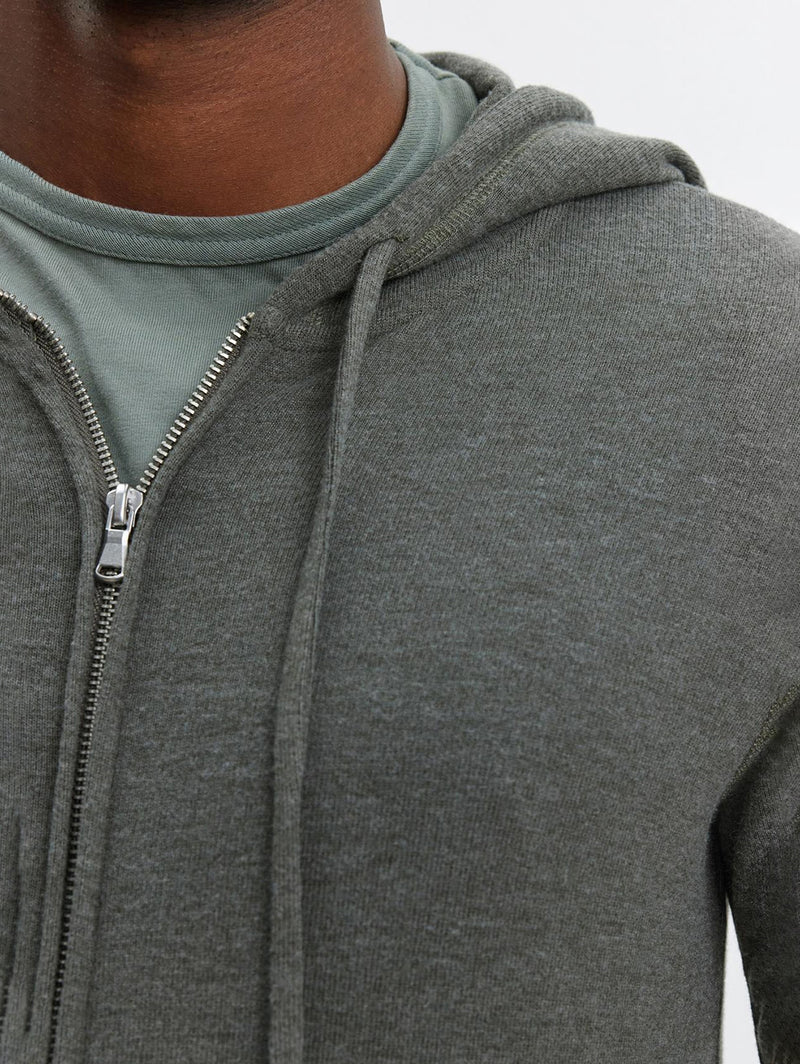 Loudon Cozy Hoodie - Medium Heather Grey-Velvet-Over the Rainbow