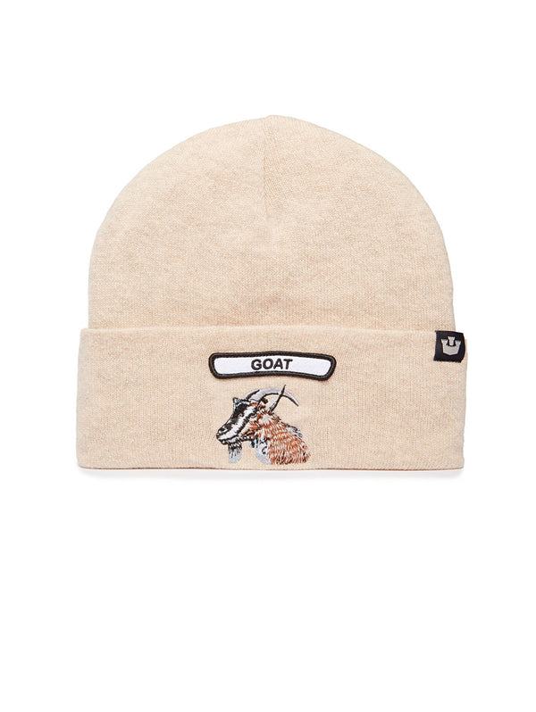 Soft Rock Goat Beanie - Khaki-GOORIN BROTHERS-Over the Rainbow