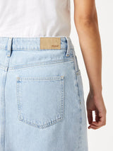 Marin Skirt - Bleached Denim-Mavi-Over the Rainbow