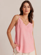 Frayed Cami Top - Blossom Pink-Bella Dahl-Over the Rainbow