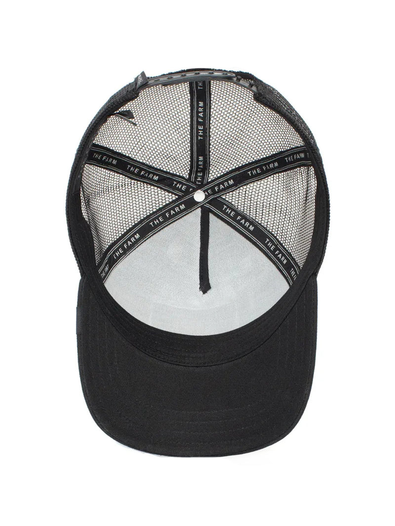 The Goat Trucker Hat - Black-GOORIN BROTHERS-Over the Rainbow