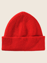 Classic Angora Beanie - Crimson-LE BONNET-Over the Rainbow