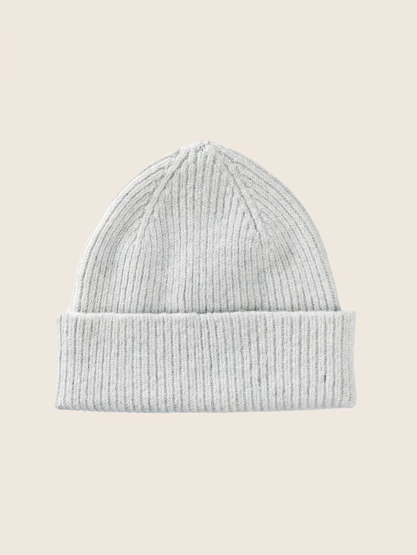 Classic Angora Beanie - Silver-LE BONNET-Over the Rainbow