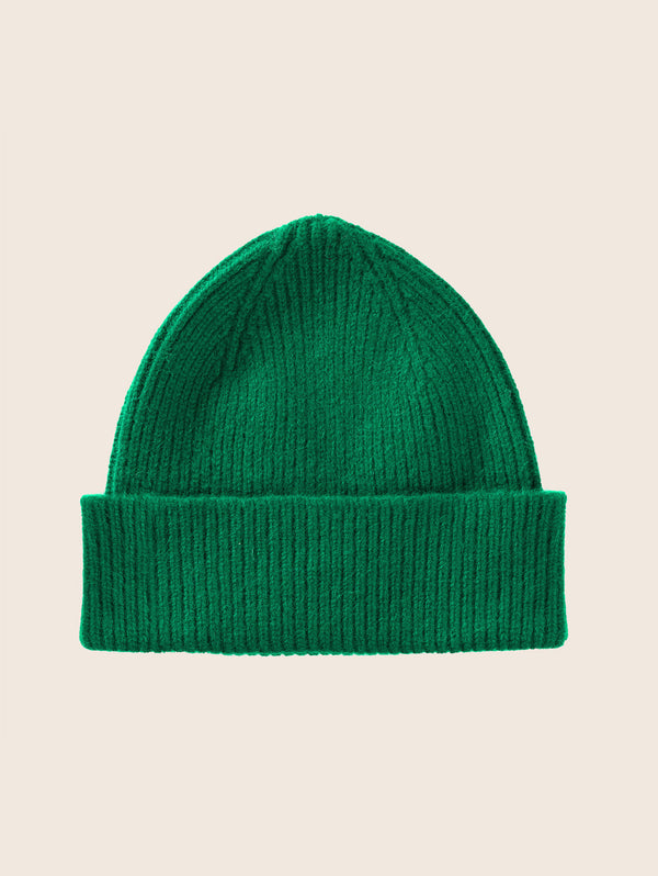 Classic Angora Beanie - Pine-LE BONNET-Over the Rainbow