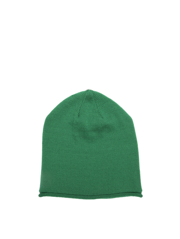 Glossy Knit Hat - Bottega Green-Lindo F-Over the Rainbow