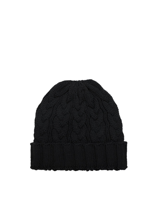 Charlie Cable Knit Hat - Charcoal-Lindo F-Over the Rainbow