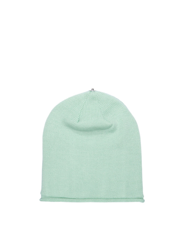 Glossy Knit Hat - Mint-Lindo F-Over the Rainbow