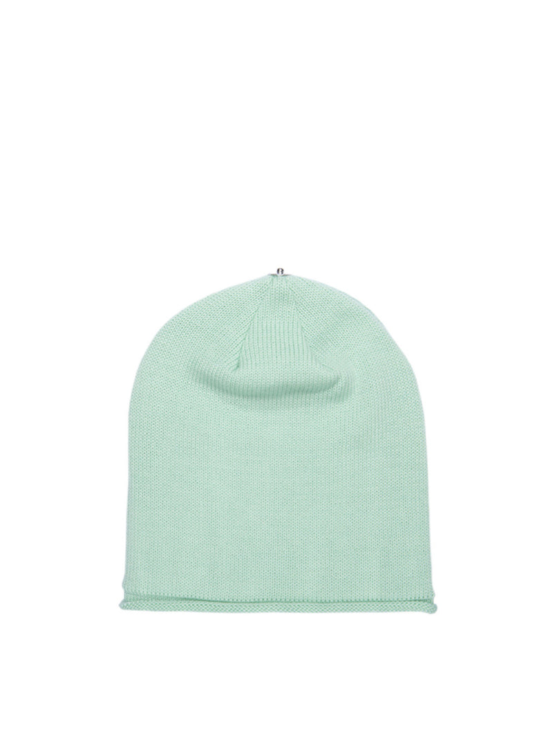 Glossy Knit Hat - Mint-Lindo F-Over the Rainbow