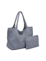 Sky's The Limit Large Tote - Grey-SOL + SELENE-Over the Rainbow