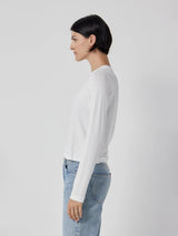 Pacifica Long Sleeve Crew Tee-Velvet-Over the Rainbow