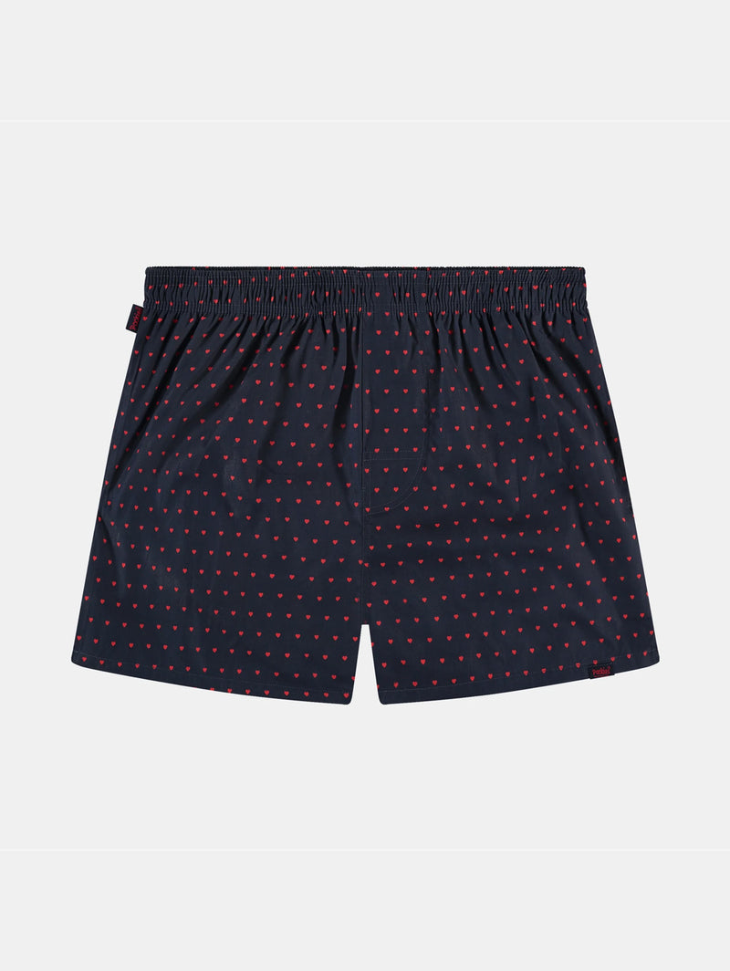 Boxer Shorts - Navy Love-POCKIES-Over the Rainbow