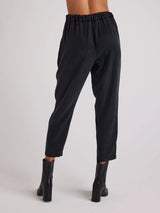 Nico Clean Waist Slouchy Trouser - Black-Bella Dahl-Over the Rainbow