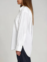 Boyfriend Shirt - White-PURE & SIMPLE-Over the Rainbow