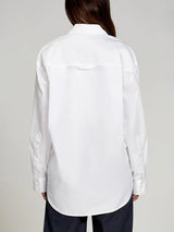 Boyfriend Shirt - White-PURE & SIMPLE-Over the Rainbow