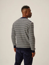 Perry Crew Sweater - Light Grey-PEREGRINE-Over the Rainbow