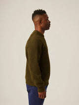 Ford Crew Sweater - Olive-PEREGRINE-Over the Rainbow