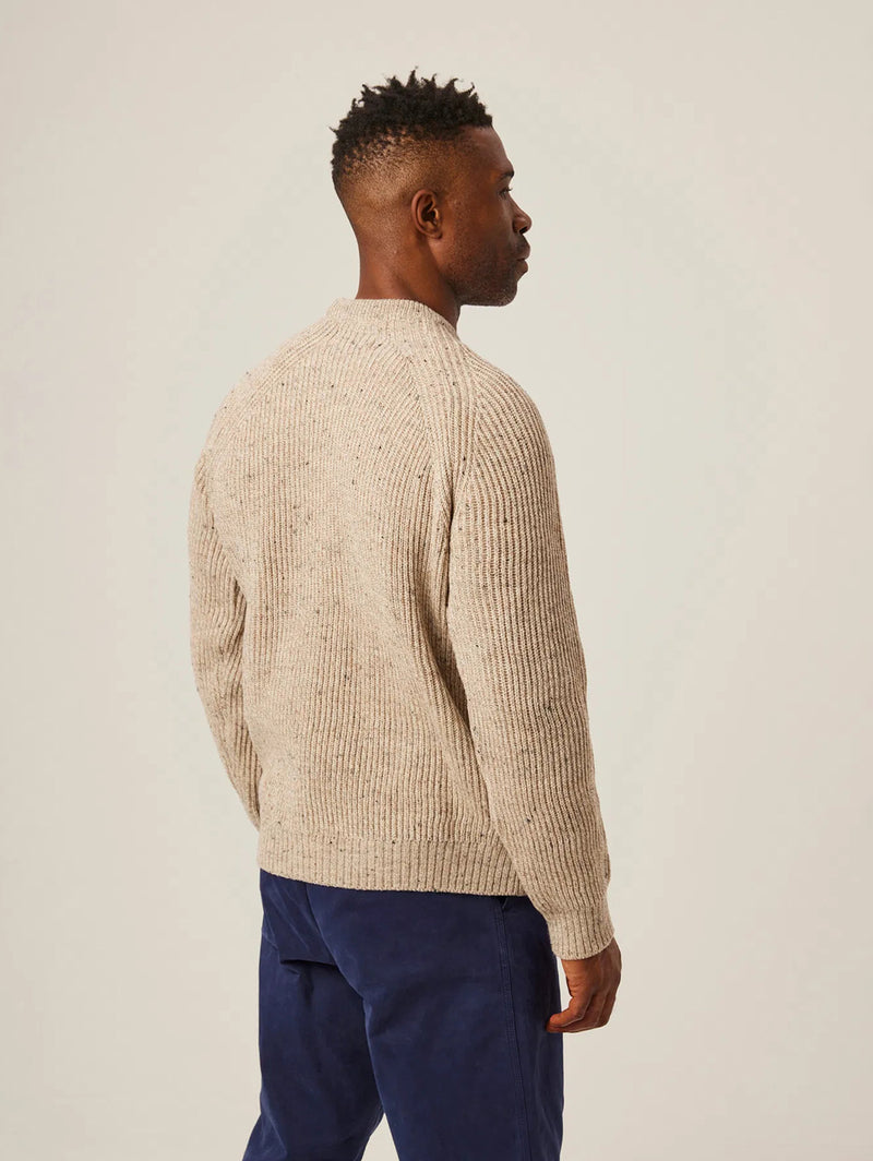 Ford Crew Sweater - Oatmeal-PEREGRINE-Over the Rainbow