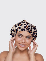 Luxury Shower Cap - Leopard-KITSCH-Over the Rainbow