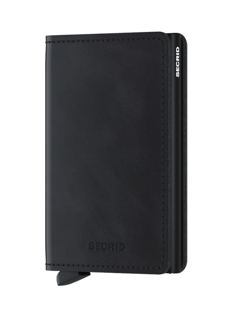 Slimwallet - Vintage Black-SECRID WALLET-Over the Rainbow