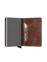 Slimwallet - Vintage Brown-SECRID WALLET-Over the Rainbow