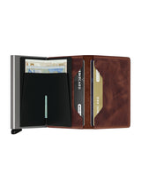 Slimwallet - Vintage Brown-SECRID WALLET-Over the Rainbow