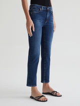 Mari Mid Rise Crop Straight Jean - Havana-AG Jeans-Over the Rainbow