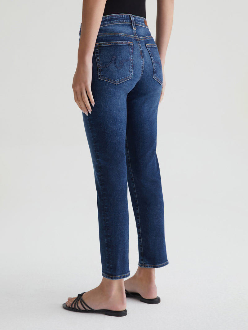 Mari Mid Rise Crop Straight Jean - Havana-AG Jeans-Over the Rainbow