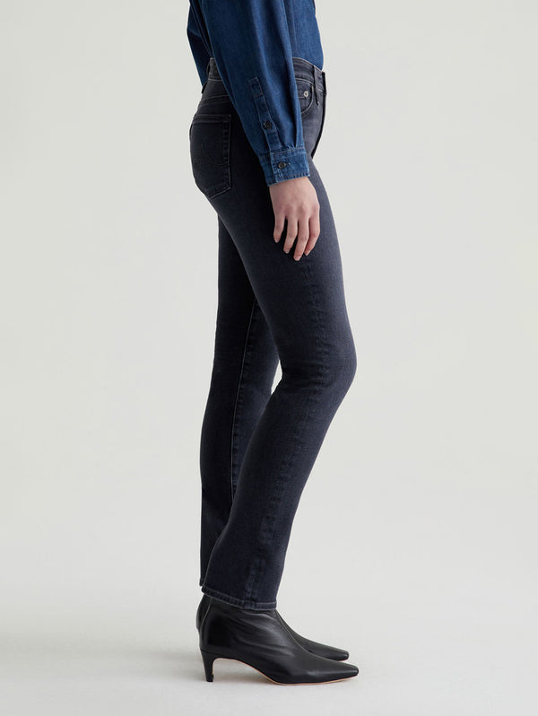 Mari Mid Rise Straight Jean - 8 Years Black Salt-AG Jeans-Over the Rainbow