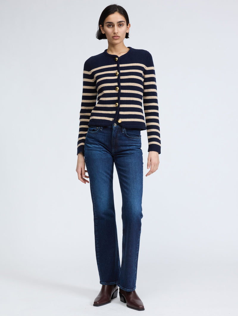 Peyton Mid-Rise Bootcut Jean - Branson-RAG + BONE-Over the Rainbow