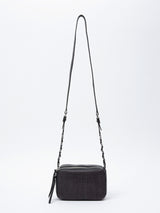 Cami Straw Camera Bag - Black-RAG + BONE-Over the Rainbow