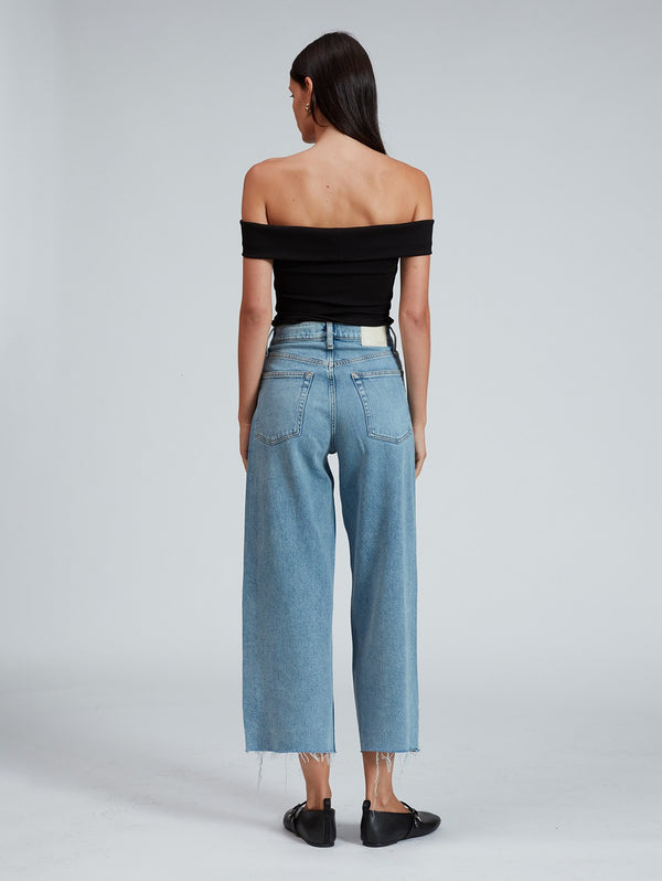 Andi High Rise Wide Leg Crop Jean - Cecilia-RAG + BONE-Over the Rainbow