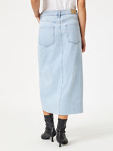 Marin Skirt - Bleached Denim-Mavi-Over the Rainbow