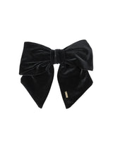 Large Bow Velvet Barrette-LIM LIM-Over the Rainbow