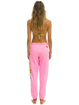 Aviator Nation Sweatpant - Neon Pink-AVIATOR NATION-Over the Rainbow