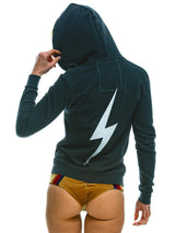 Bolt Zip Hoodie - Charcoal-AVIATOR NATION-Over the Rainbow