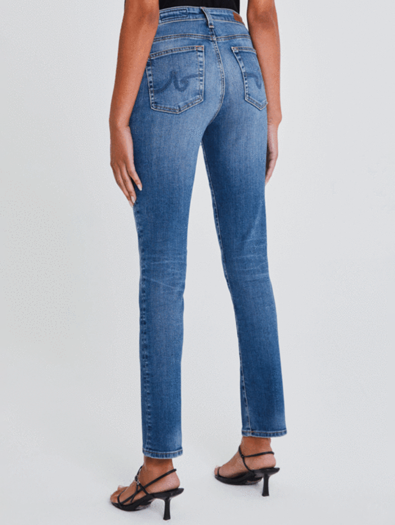 Mari Mid Rise Straight Jean - 15 Yr Shoreline-AG Jeans-Over the Rainbow