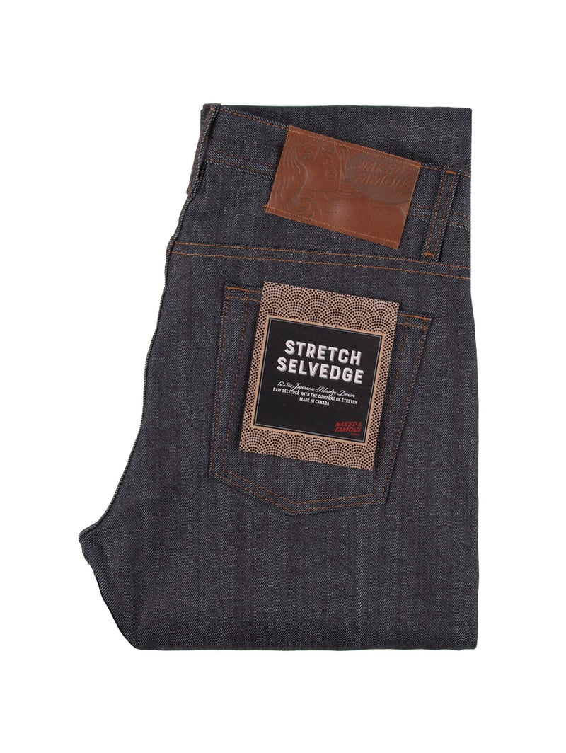 Weird Guy Stretch Selvedge Jean - Dark-Naked & Famous-Over the Rainbow