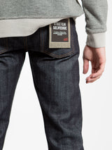 Weird Guy Stretch Selvedge Jean - Dark-Naked & Famous-Over the Rainbow