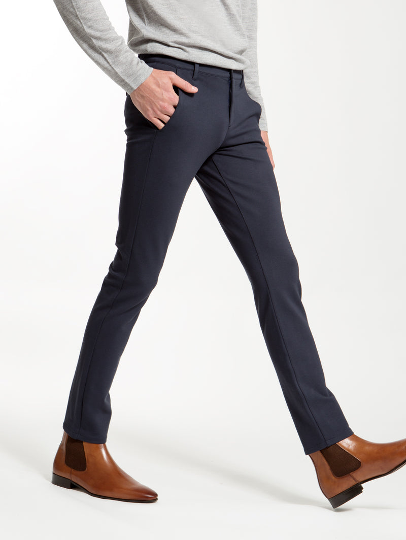 Stafford Slim Pant - Deep Anchor-Paige-Over the Rainbow